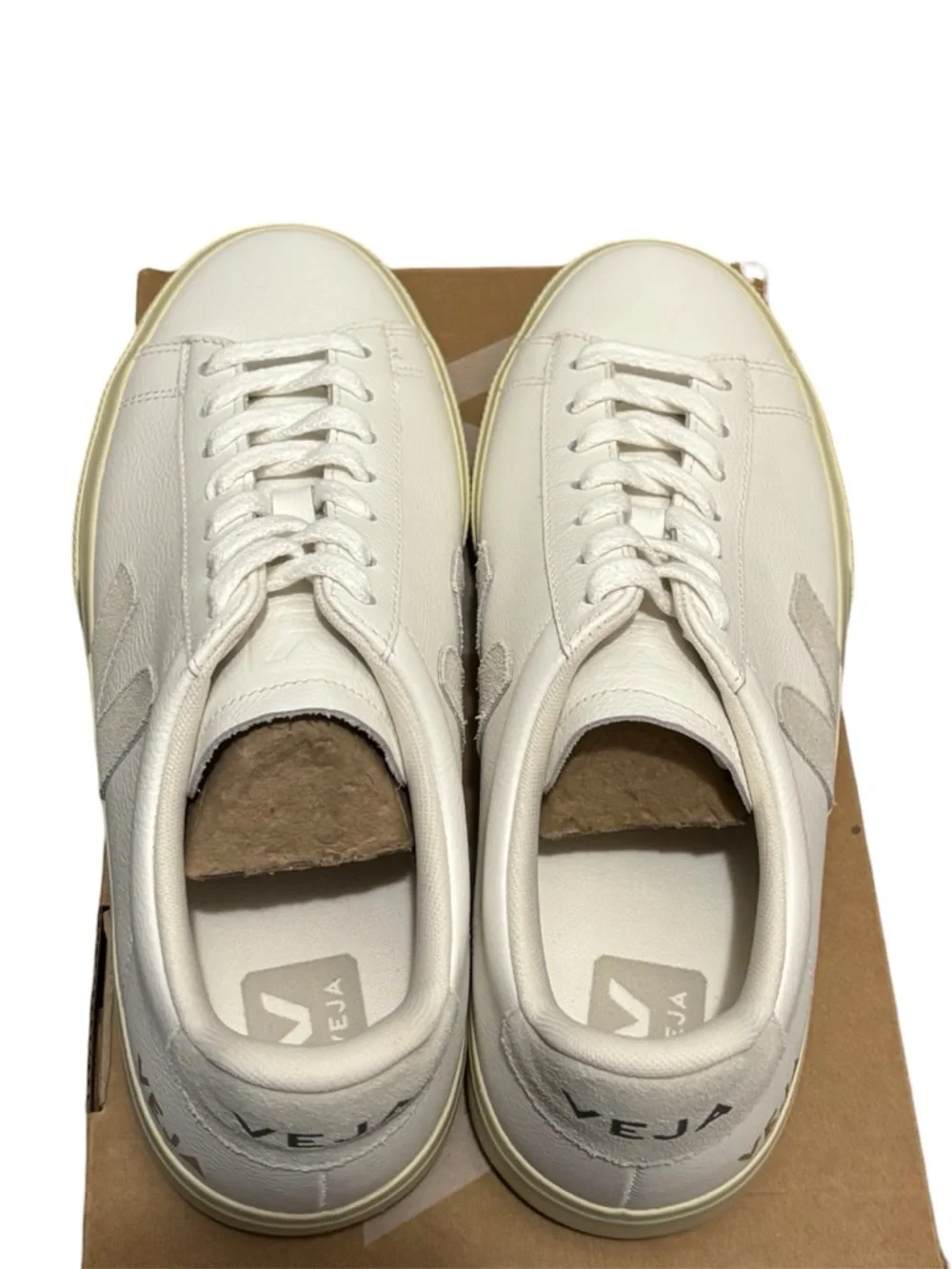 Veja Campo Leather Sneaker Extra White/Natural Suede EU 40/US 9 - Picture 8 of 8